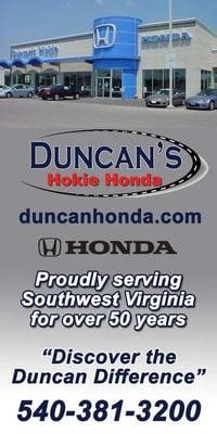 Duncans Hokie Honda in Christiansburg, VA 24073